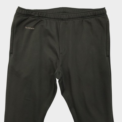 Simms Fishing Products Mens Fleece Lined Jogger Pants Gray Large Fishing Outdoor