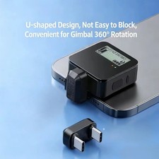 Type C OTG Adapter USB C Female to 2 Male U Shaped Adapter for Live Streaming