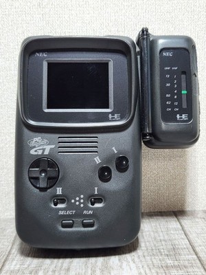 PC Engine GT Konsole, TV Tuner, NEC Spiel, Retro, Selten, Wertvoll.