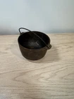 Vintage Wagner Ware Sidney O 3 Footed Cast Iron Bean Pot Salesman Sample Toy