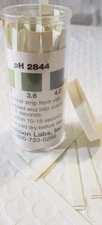 Precision Labs, Acid Test Strips for Wine, pH 2.9 to 4.4, 98ct., New.