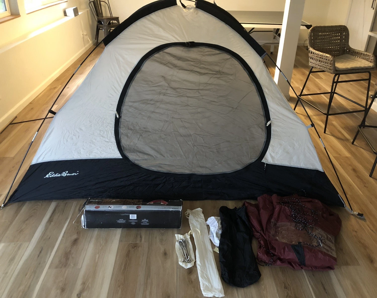 Eddie Bauer 3 Person Dome Tent Shelter Lightweight Backpacking EU￼C (used 1x) G2