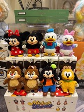 Authentic Mickey Family Cute Together Keychain Series Figure Blind Box Gift