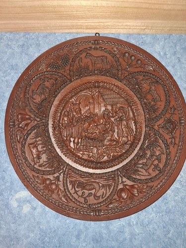 House On The Hill Complete 1654 Nativity Springerle Cooking Mold-13"Large Resin!