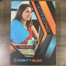 MIGHTY BLISS 12"x24" Electric Heating Pad for Muscle Pain Cramps Relief
