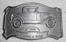 Ford Model A Antique Automobilecar Belt Buckle By Haas 1976 50th Anniversary Ford Model A Antique Automobilecar Belt Buckle By Haas 1976 50th Anniversary