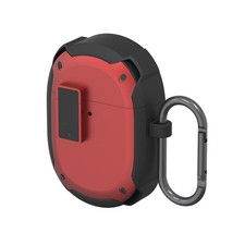 Geekria PC Case Cover for Google Pixel buds A Black red 