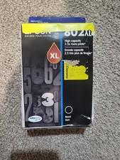 Genuine Epson 802XL Black High-Yield Ink T802XL120-S 1/27 Open box, Sealed Cart
