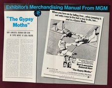 GYPSY MOTHS PRESSBOOK 1969 BURT LANCASTER DEBORAH KERR