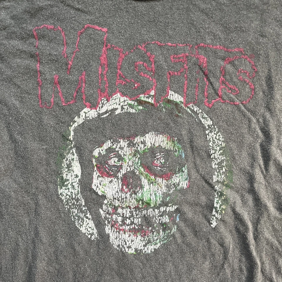Camiseta gris manga corta Misfits M para hombre  Foto 3 de 4