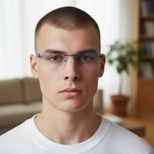 Silhouette 5506 53 21 145 Brown Rimless Eyeglasses / Frames F79