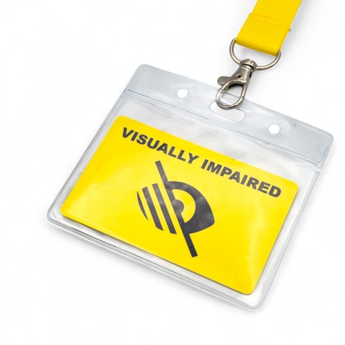 Visually Impaired ID Card & Bundle - UK Made Recycled Durable CR80 Wallet Size. - Picture 4 of 17