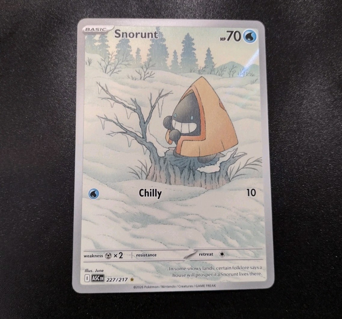 Snorunt 227/217 Ascended Heroes Holo Illustration Rare Pokemon Card LP