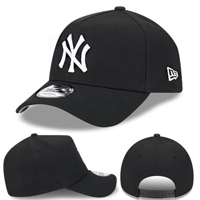 New Era New York Yankees 940 Black M Crown Snapback Hat MLB Adjustable  A-Frame