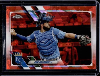 2021 Topps Chrome Update Sapphire #US27 Cam Gallagher Orange #/25 Royals R04