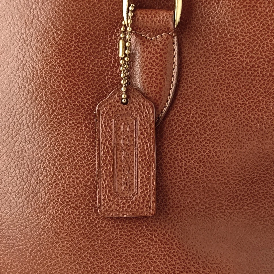 Bolso de Hombro COACH Madison Cuero Marrón 2WAY Bolso de Mano Forma de Cúpula 4408 Foto 4 de 4