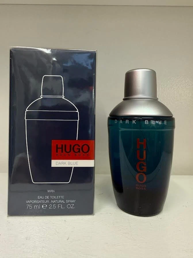 Mens Fragrance Perfume Hugo Boss Dark Blue 125ml HUGO DARK BLUE By