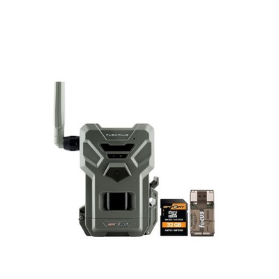 Spypoint FLEX PLUS Cellular Trail Camera Micro SD 32GB Memory Card Bundle