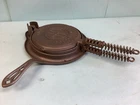 Griswold Cast Iron No.7 Waffle Pan Part 889 As Is