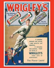 Wrigleys Gum Vintage Advertisement Poster Art Premium Photo Print 4 Sizes #4