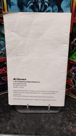 SEGA GENESIS Classic AT Games Console 2012 Instruction Manual Model# FB8200R-80