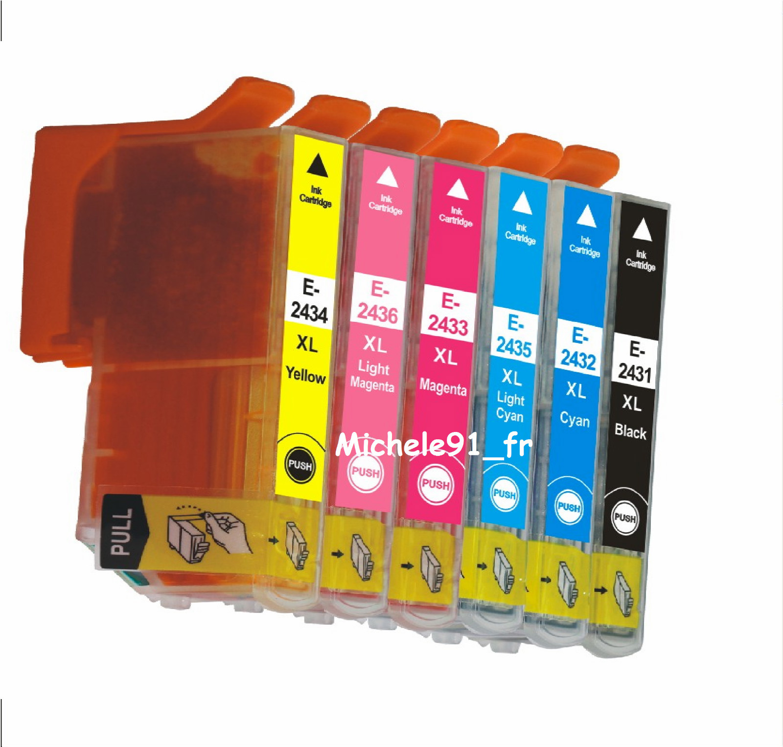 Cartouches d'encre compatibles Expression Photo XP-750 de rechange pack de 12