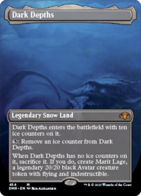 Dark Depths Full Art - Dominaria Remastered DMR 454 - Near Mint EN - MTG Magic