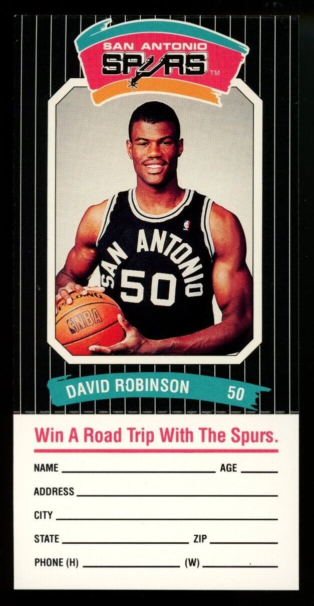 David Robinson trading card