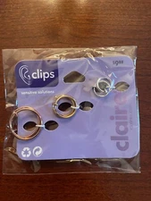 NEW 3 Pack Rose, Gold & Silver Hoop Clip Earrings from Claire's