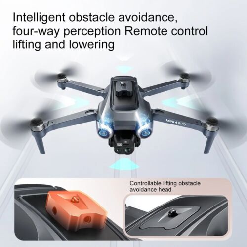 V600 Drone 4k Professional HD Camera Obstacle Avoidance Height Hold RC Brushless - Picture 4 of 27