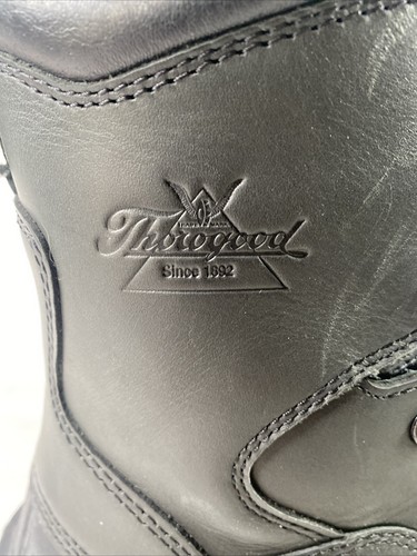 Thorogood Steel Toe Lace Up #299 Railroad Work Boots Black Leather Sz 10Men/12W - Picture 11 of 18