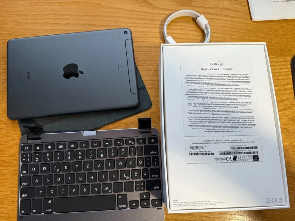 Apple iPad Mini (5.) 2019 256GB, WLAN+4G 7,9 Zoll - Mega Bundle all in - TOP - Bild 2 von 4