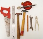 Vintage 1964 New York Toy Corp "Just Like Dad's" Jr. Ace Tool Set W/ Tools — photo 4