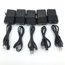 Lot of 10 65W ORIGINAL DELL AC Adapter Laptop Charger 19.5V 3.34A 7.4mm Cords