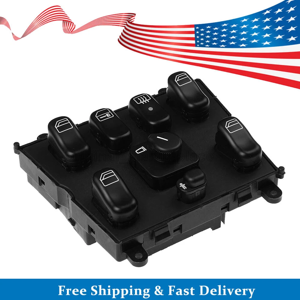 Interruptor de ventana eléctrica 1638206610 para Mercedes Benz W163 ML320 430 500 55AMG Foto 3 de 4