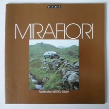FIAT 131 MIRAFIORI 1600 CL ESTATE 1979 orig UK Mkt Sales Brochure
