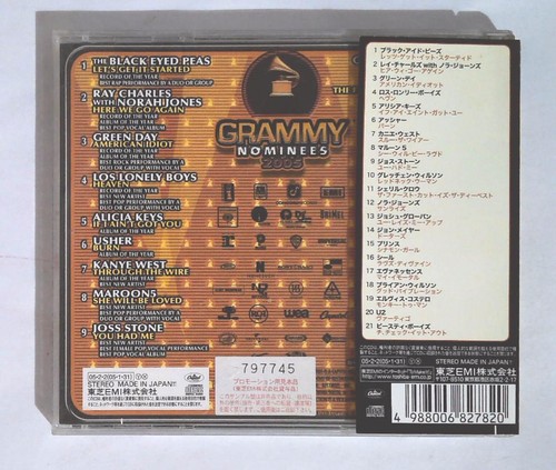 Various – Grammy Nominees 2005 TOCP-66368 JAPAN CD OBI - Picture 3 of 3