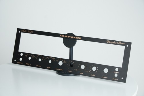 Marantz 2325 Black Anodized Faceplate - Premium Restoration Front Panel - Afbeelding 5 van 6