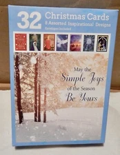 Boxed Christmas Cards Assortment 32ea You Choose Type 4.5" x 6.5” NIB 272P
