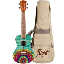 Flight Ukeleles AUC33 Concert Ukulele-Mansion, Multicolour