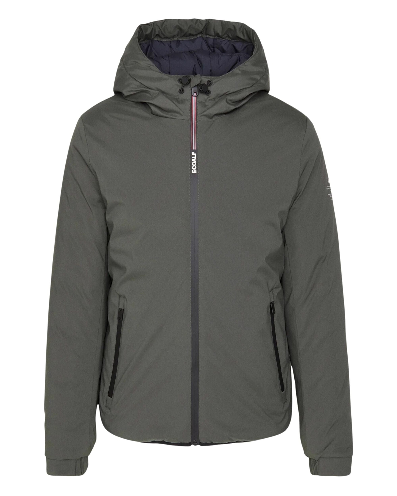 Giacca Antivento Ecoalf Cartes Uomo Sintetico Verde Oliva