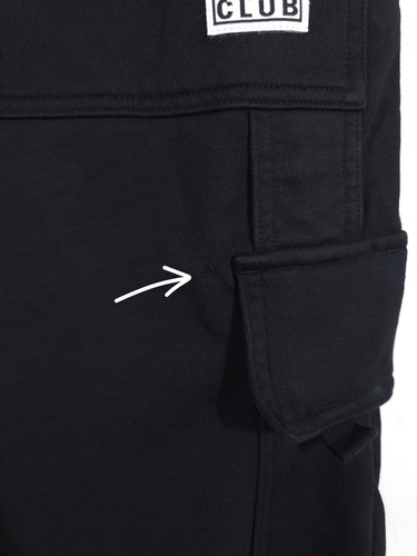 Pro Club x Willy Chavarria Baggy Cargo Sweatpants Black Size S (29-31.5) - Picture 19 of 20