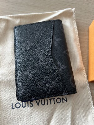 New Louis Vuitton Monogram Pocket Organizer M80911 Eclipse Vroooom