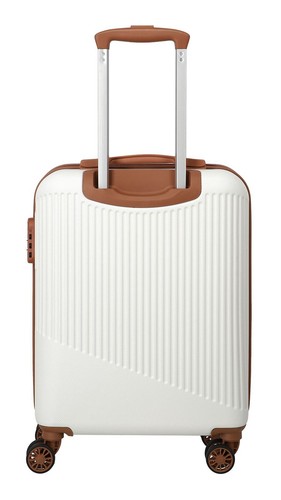 travelite Bali BALI 4w Trolley S Trolley White / Cognac weiß hellbraun Neu - Bild 5 von 7