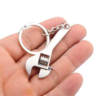 Adjustable Mini Wrench Key Chain Portable Hand Tool with Universal Jaw+