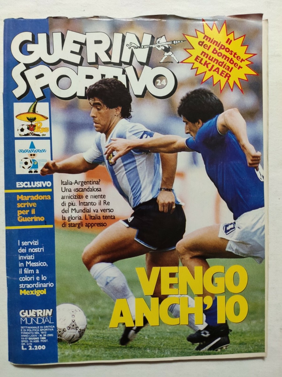 Guerin Deportivo 22-1986 Guía México 86 Argentina Maradona 177893233021