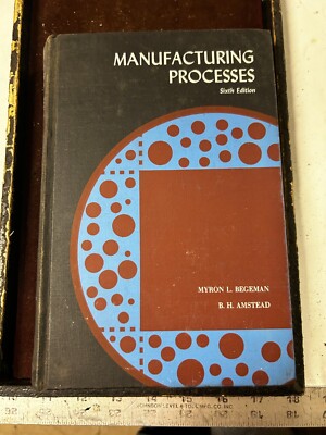 MACHINIST SBkCs TOOLS LATHE MILL Manufacturing Processes 6th Edition  Book