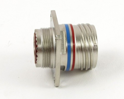 Deutsch D38999/20FA35PA Connector Receptacle 6 POS Size 9 w/ Gold Contacts - Imagen 2 de 2