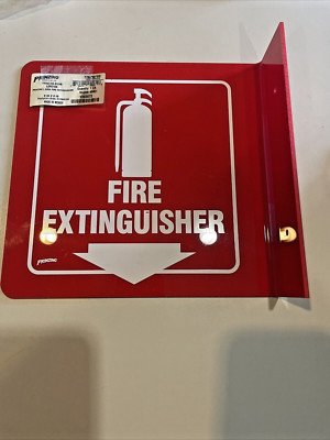 PRINZING L SIGN Fire Extinguisher 8X8 IN LOFE15A