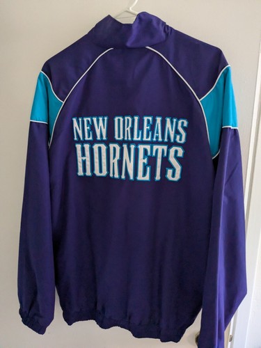 Vintage NBA New Orleans Hornet Basketball Pullover Jacket - Picture 2 of 3